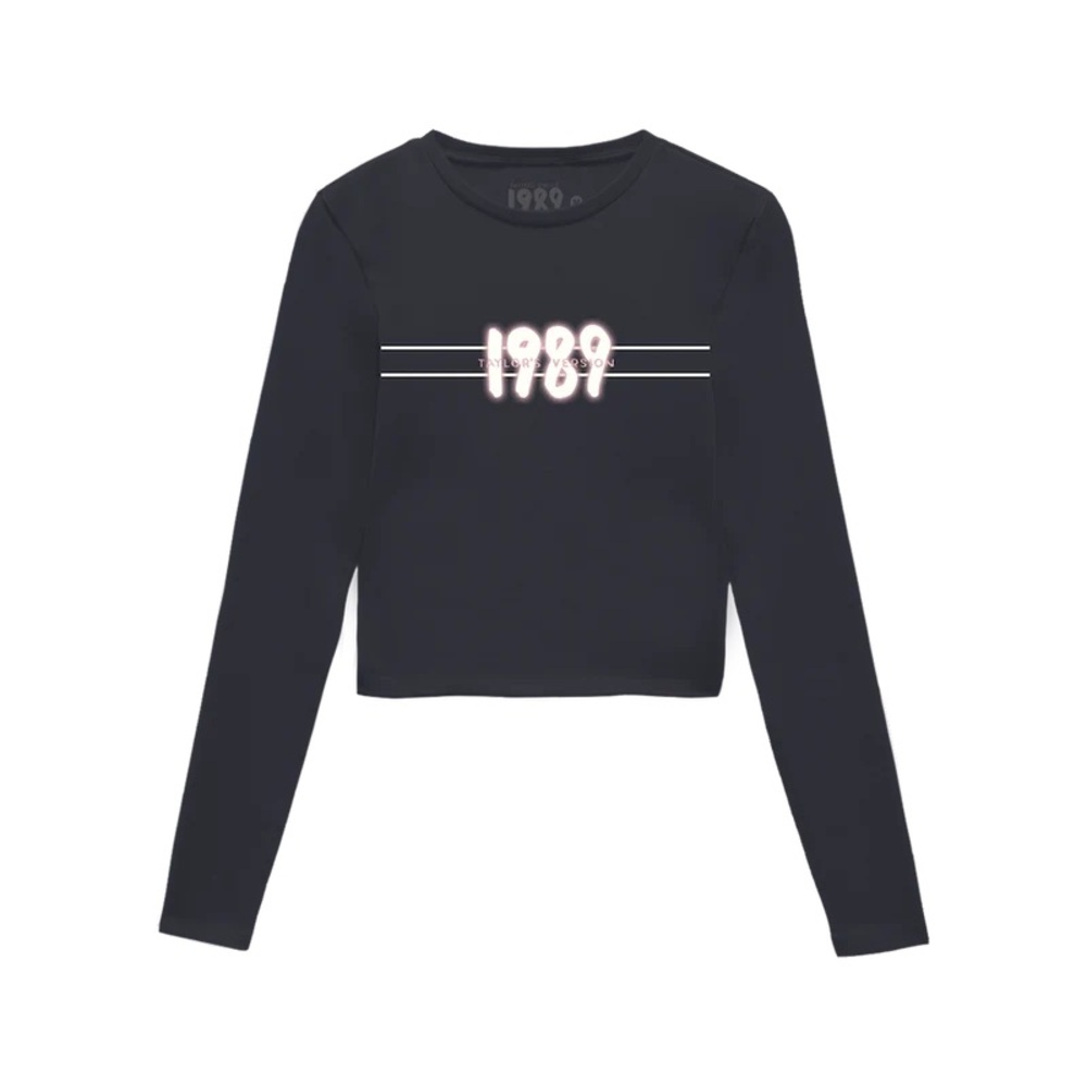 1989 (Taylor’s Version) Striped Cropped Long Sleeve Tee